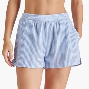 Steve Madden blue striped shorts